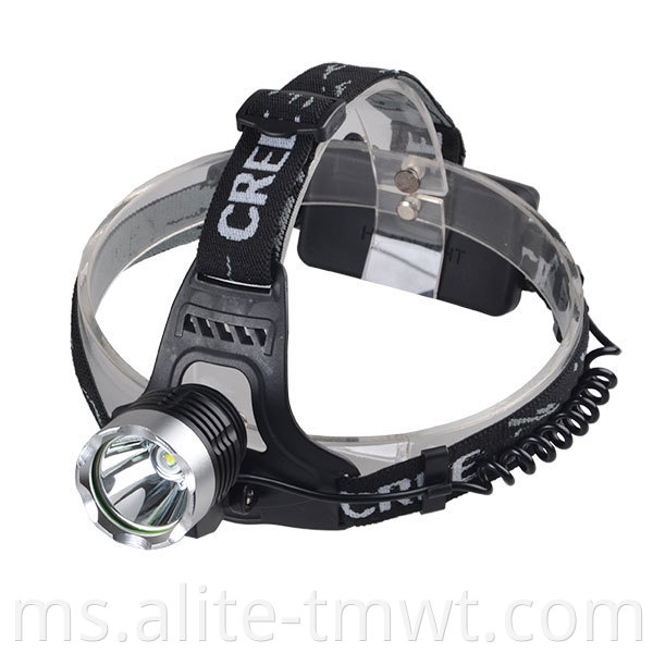 LED Miner Chargable Headlamp Aluminium LED Batubara Pelombong Headlamp